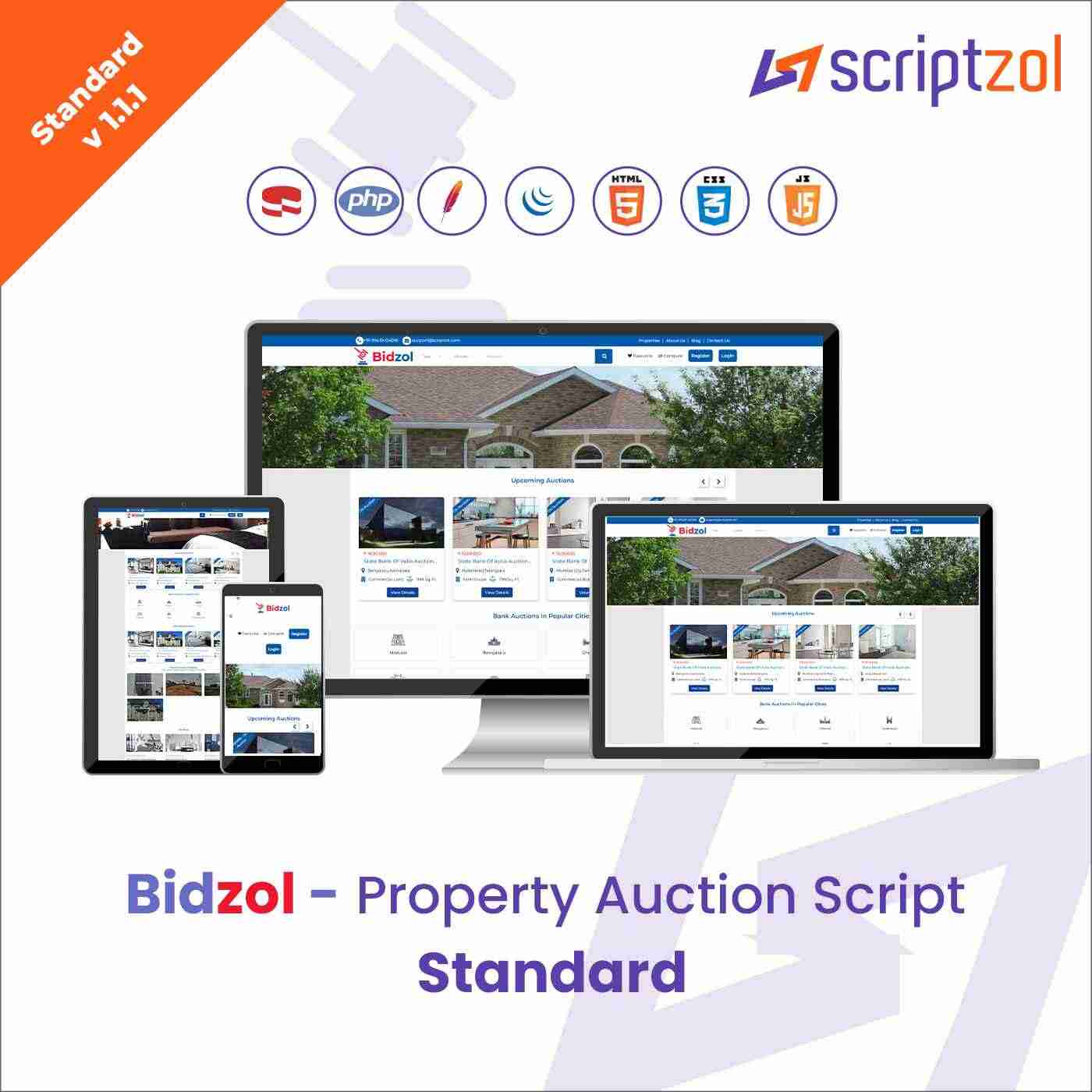 Best Advanced Property Online Auction PHP Script – Scriptzol