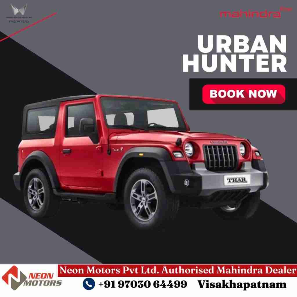 What are the features at Mahindra Showroom?