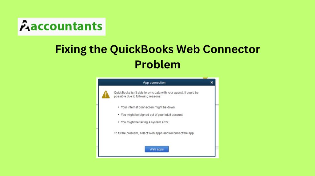 Fixing the QuickBooks Web Connector Problem