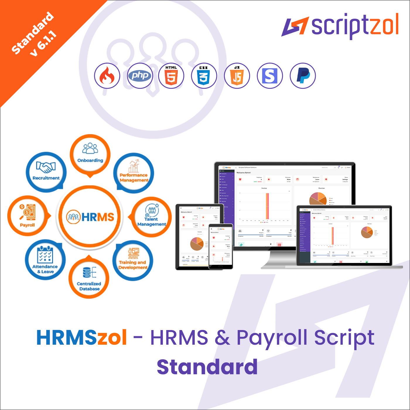 HRMSzol HRMS and Payroll Script – Scriptzol