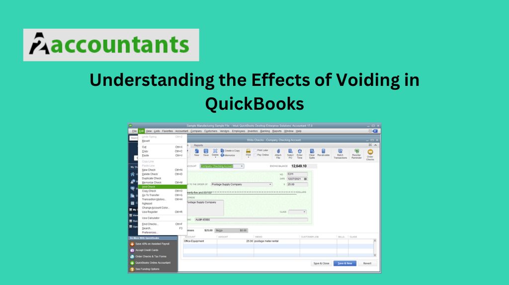 Understanding the Effects of Voiding in QuickBooks