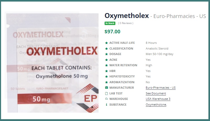 Buy Oxymetholex to improve sports performance