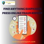 Find Anything Suspicious Press Online Fraud Report
