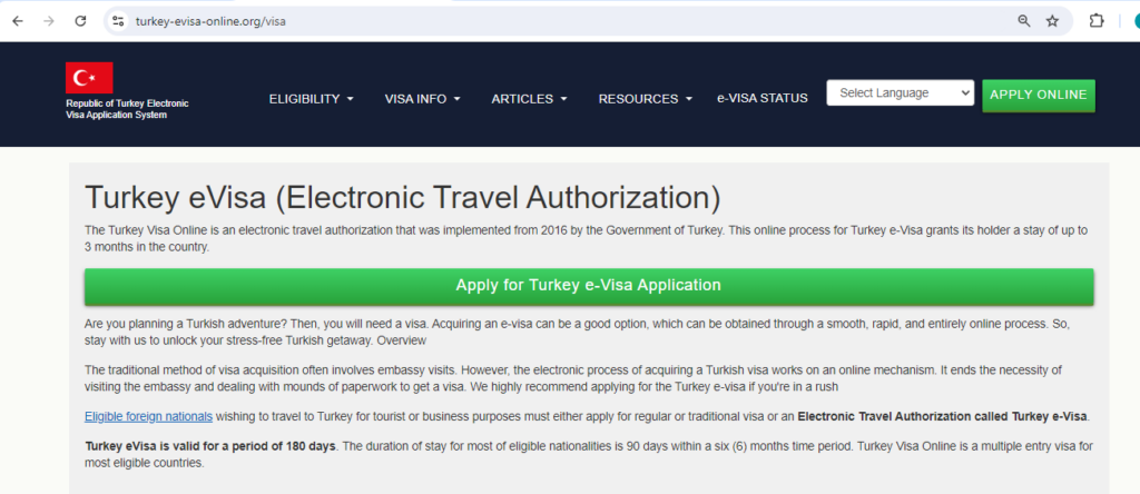 FOR NORWEGIAN CITIZENS – TURKEY Official Turkey ETA Visa