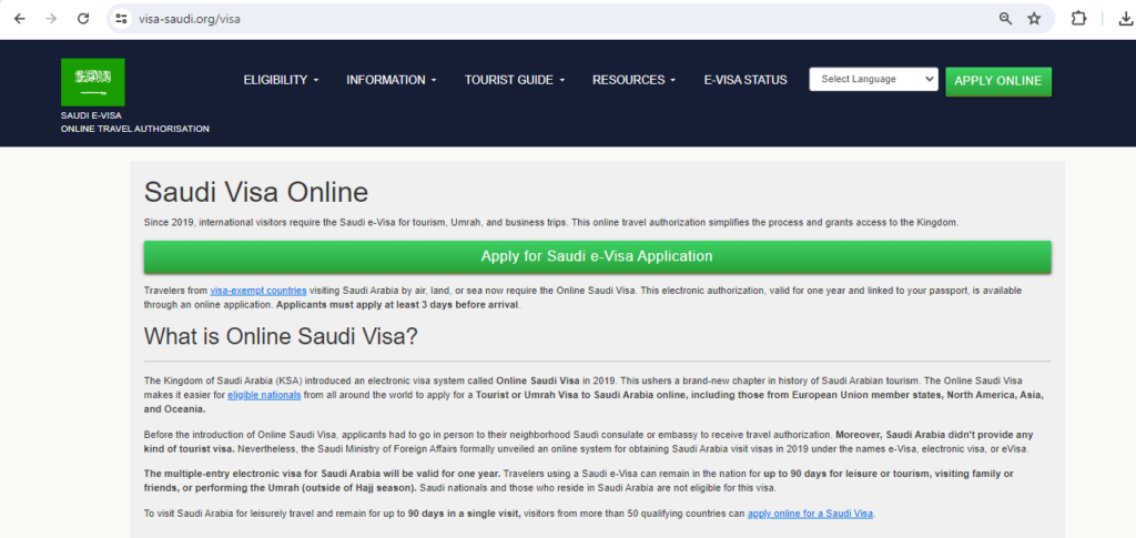 FOR NORWEGIAN CITIZENS – SAUDI Kingdom of Saudi Arabia Offic