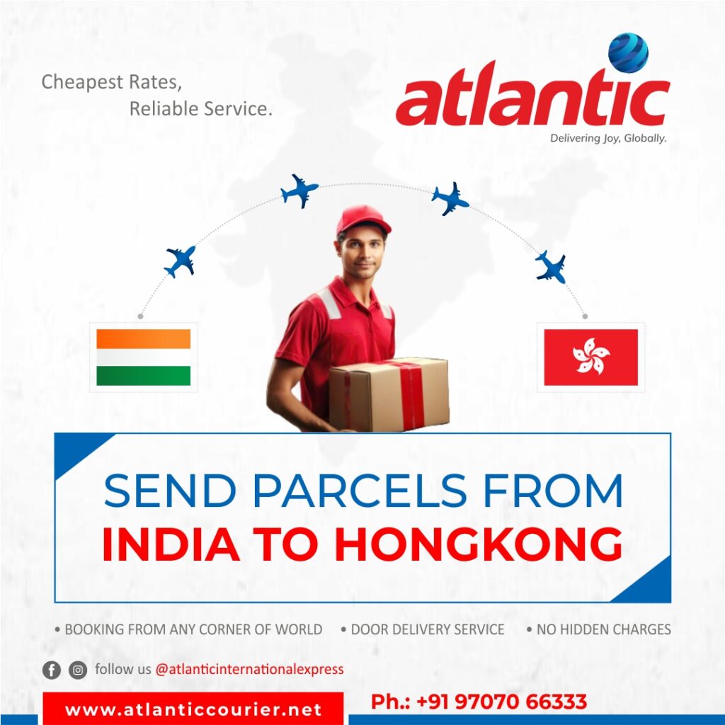 Enjoy Complimentary Doorstep Pickup and Free Packaging Materials for Your Shipments through Courier to Hong Kong from India
