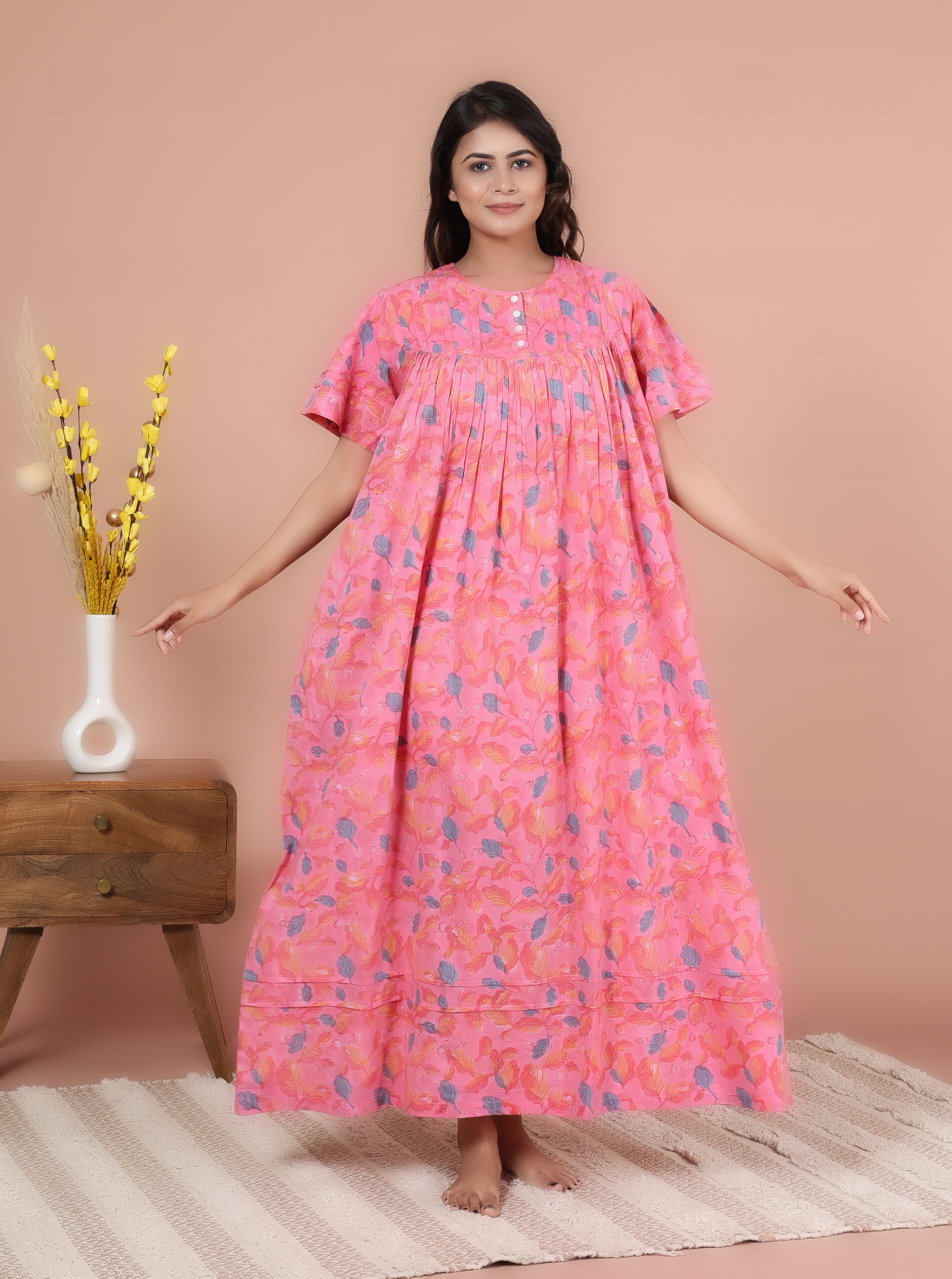 Hand Block Printed loungewear for women