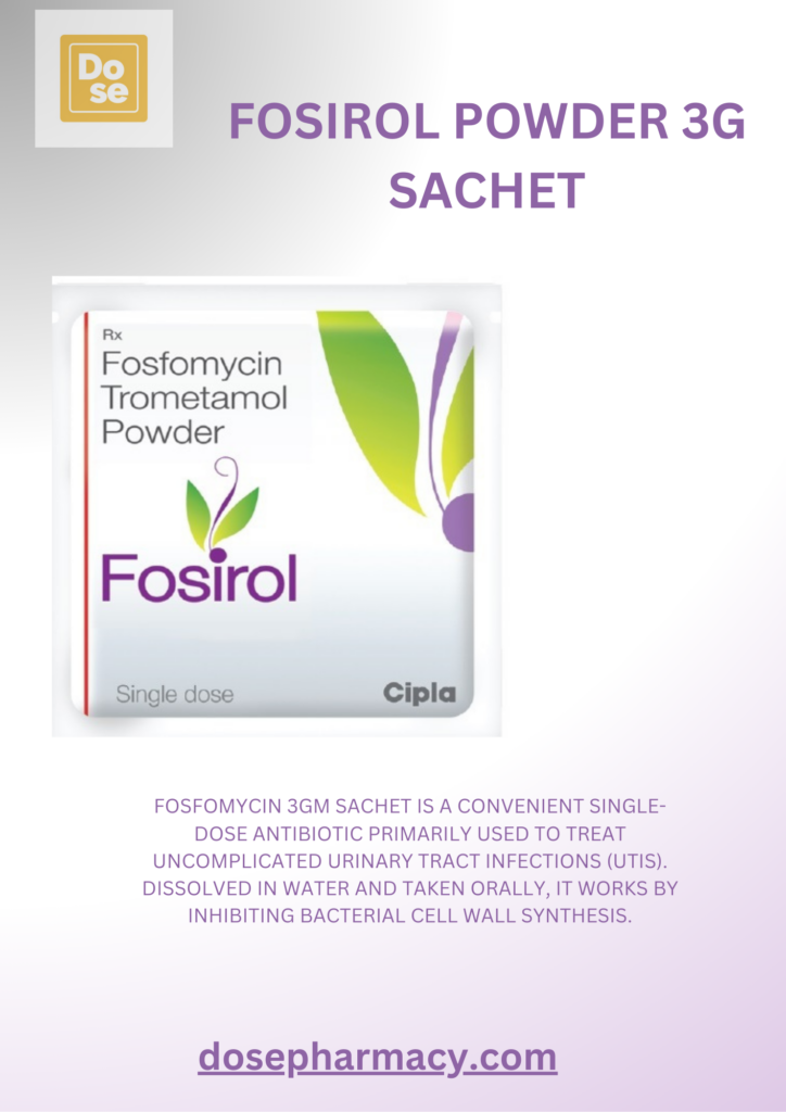 Fosfomycin: An Effective Antibiotic for Urinary Tract Infections