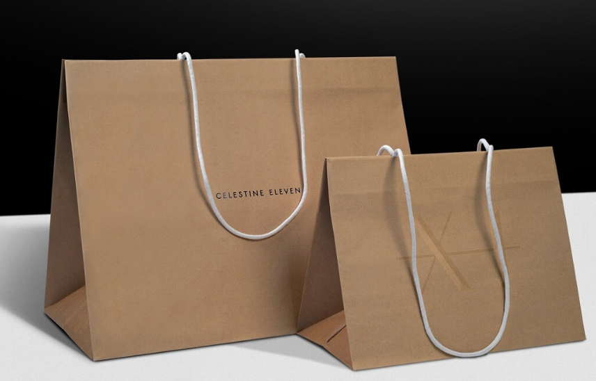 2024 Custom Paper Bags Manufactured with Kraft Material