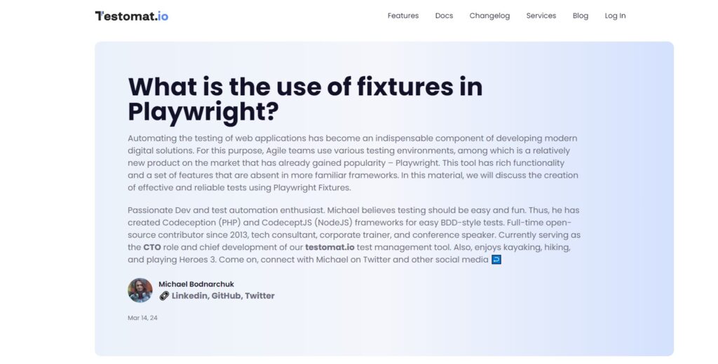 Playwright Fixtures: Understanding Their Importance and Application in Test Automation