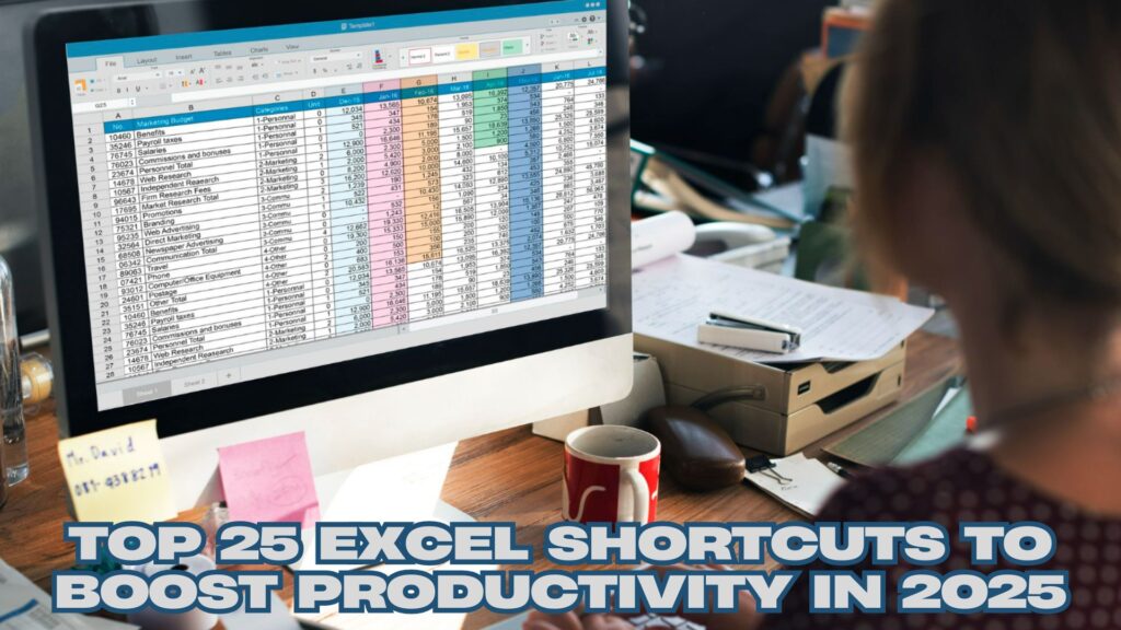 Top 25 Excel Shortcuts to Boost Productivity in 2025