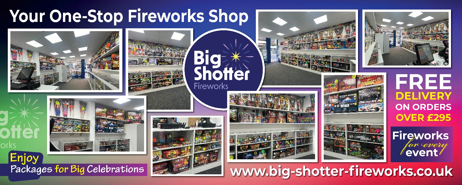 Fireworks Shop Near Rochdale – Shop Spectacular Fireworks at Big Shotter Fireworks Shop