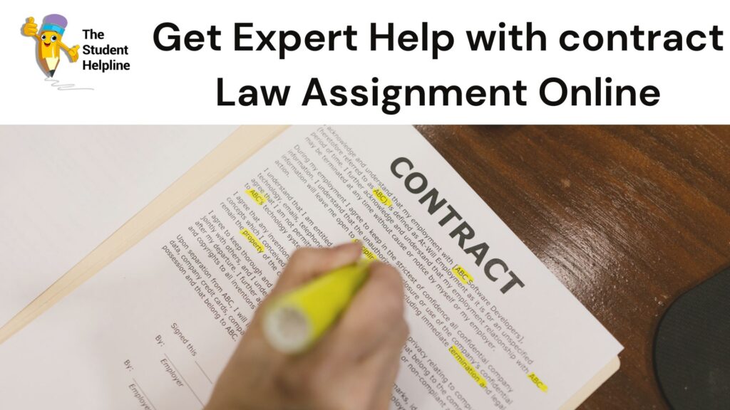 Get Expert Help with contract Law Assignment Online