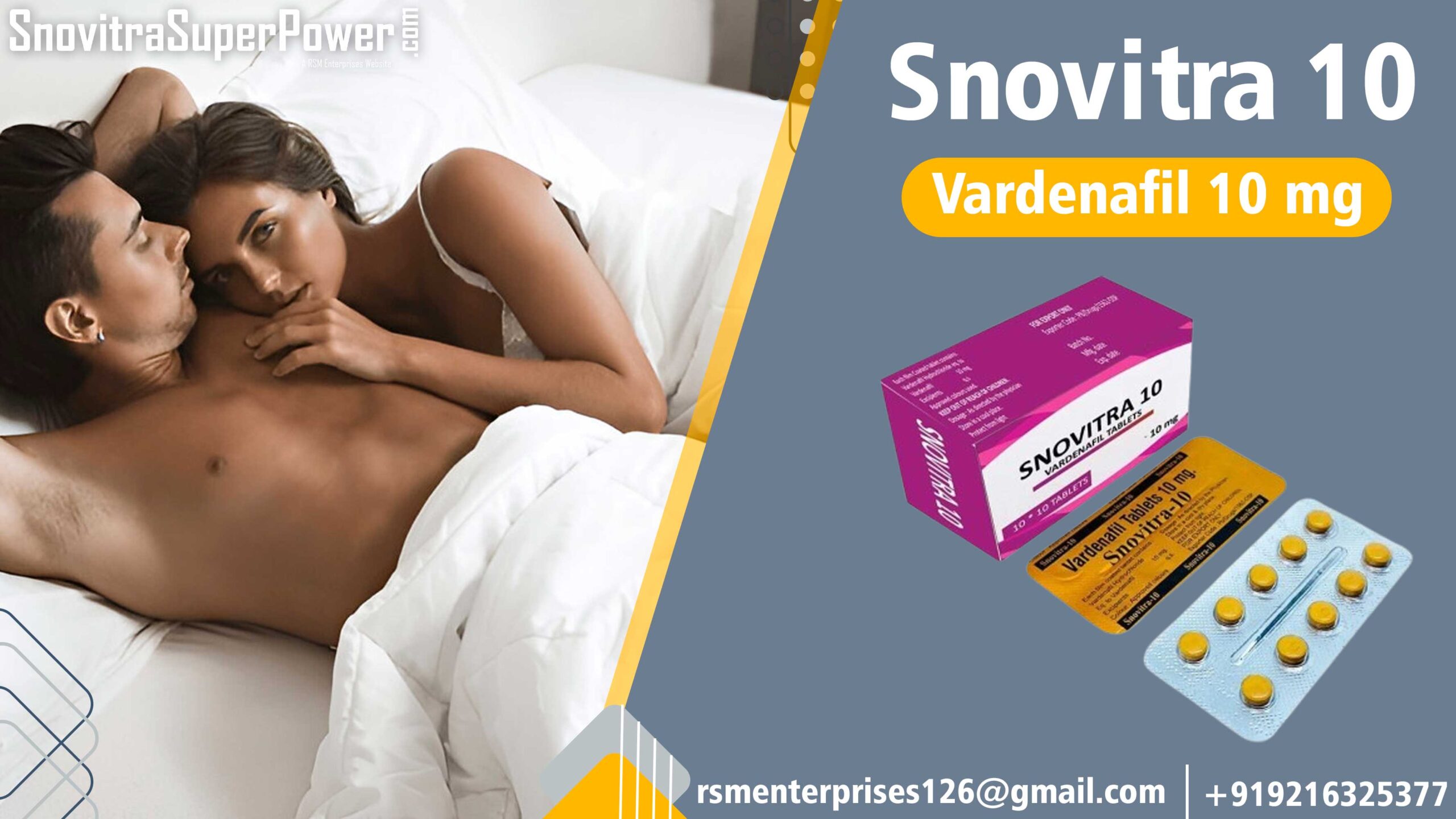 Snovitra 10: Combating Erection Issues Swiftly & Easily