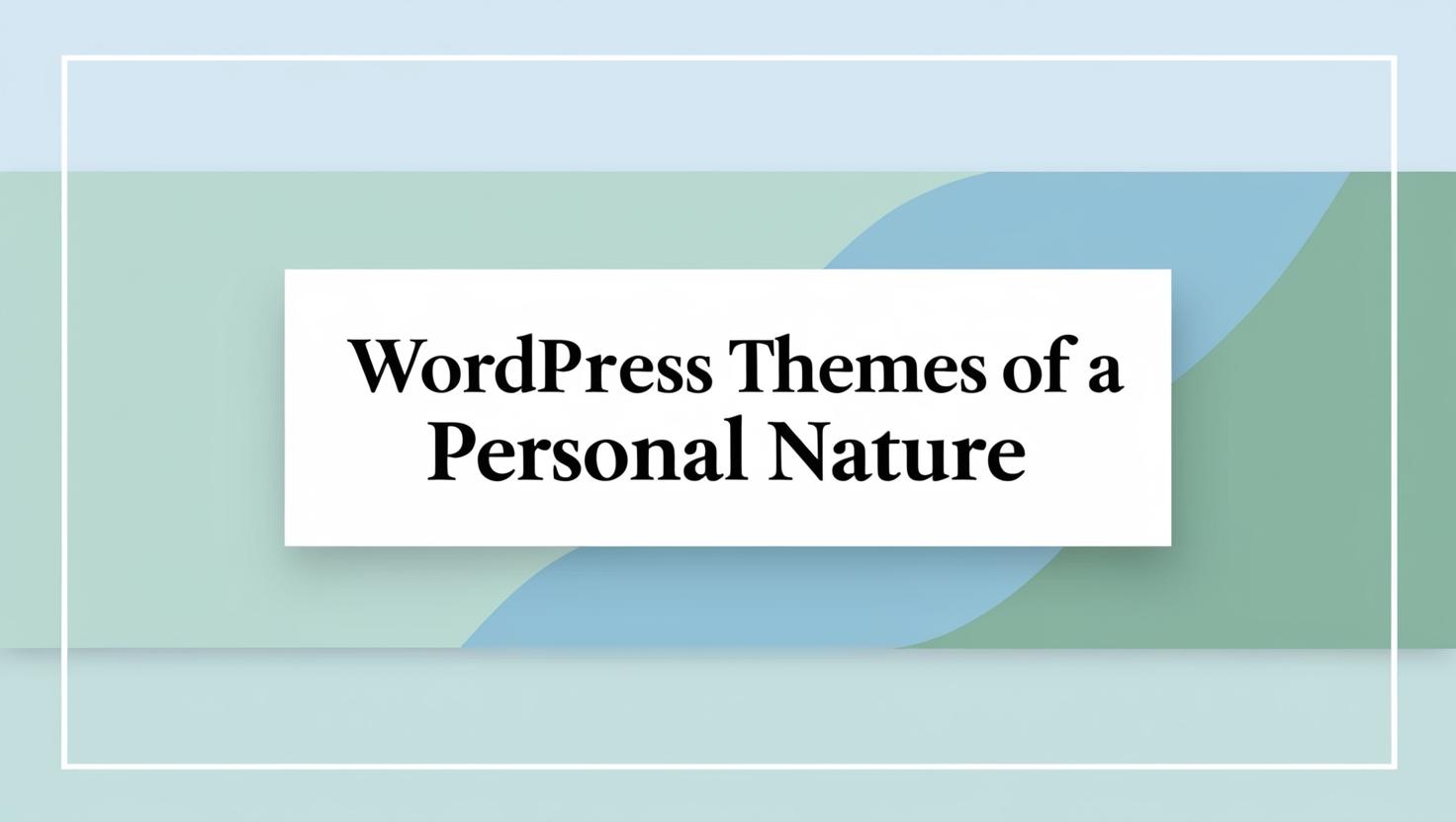 Discover the Perfect WordPress Personal Theme for Your Unique Website!