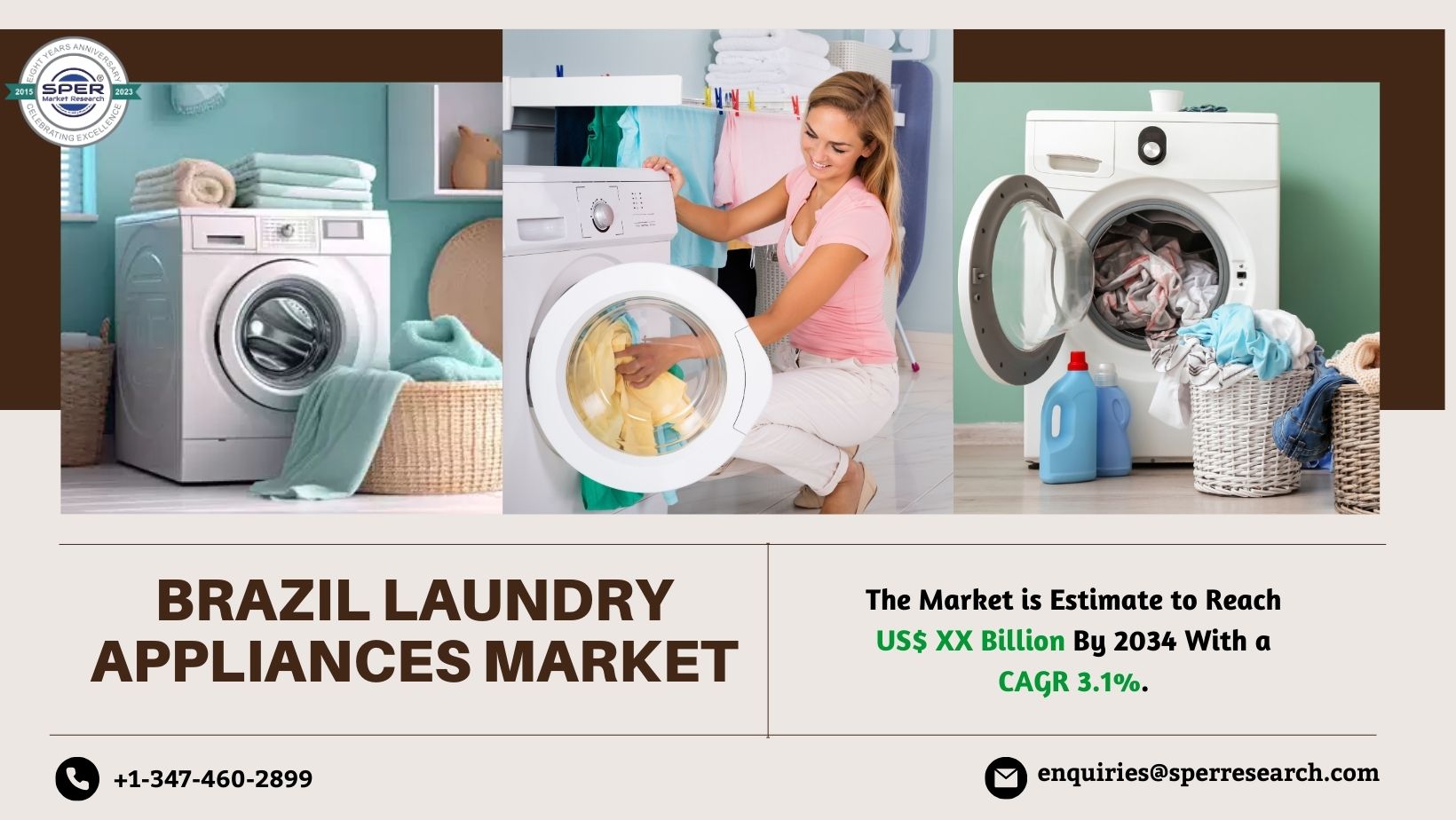 Brazil Laundry Appliances Market Analysis, Demand, Scope, Growth, Challenges and Future Opportunities Till 2034: SPER Market Research