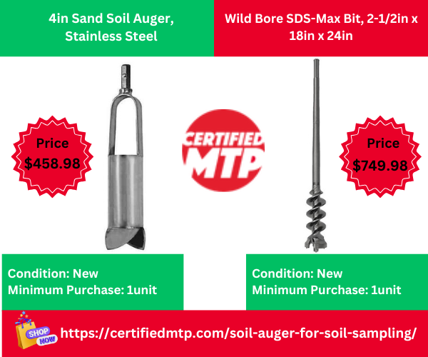 Shop Budget-Friendly Soil Auger at Certified MTP!