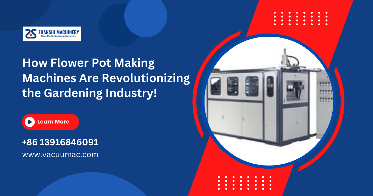 Flower pot making machine
