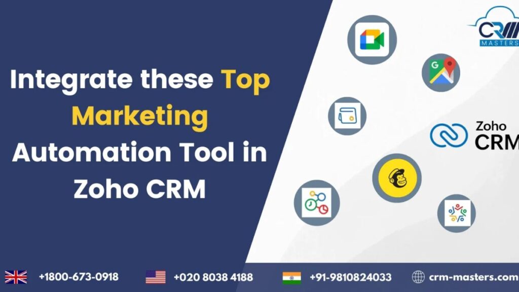 Integrating Marketing Automation Tool with Zoho CRM