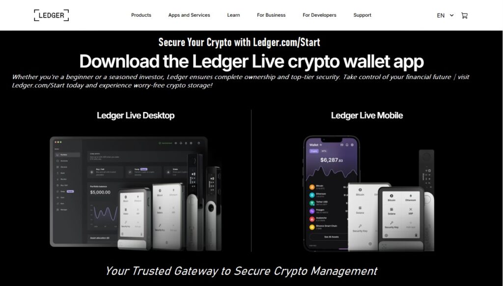 Ledger.com/start – Download Ledger Live | Official Site®