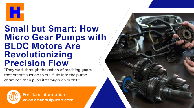 Small but Smart: How Micro Gear Pumps with BLDC Motors Are Revolutionizing Precision Flow