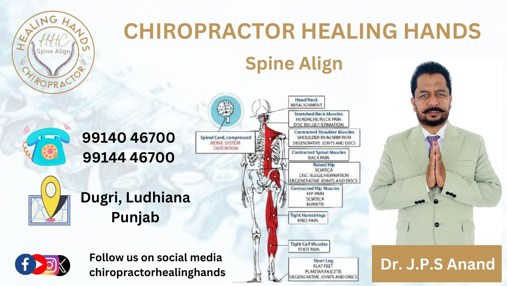 Healing hands Chiropractor | Best Hammer Therapy and Chiropr