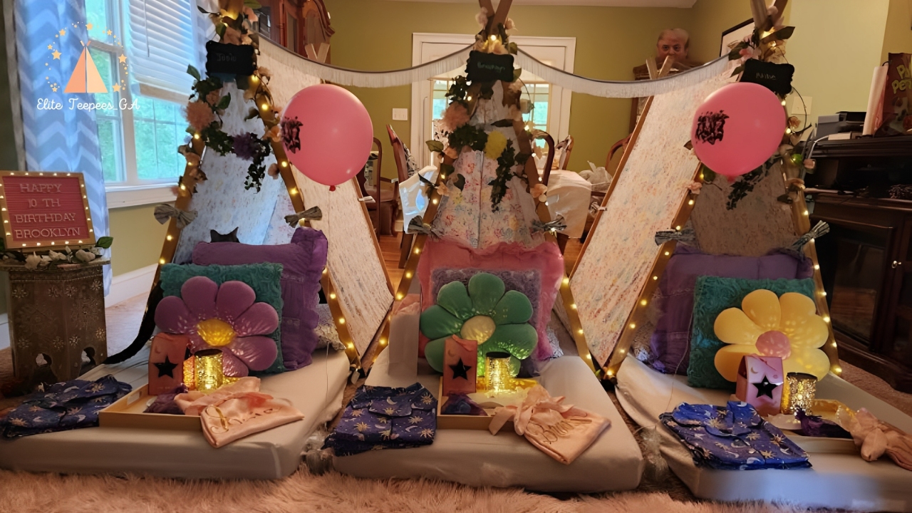 Advantages of Hosting an Indoor Birthday Party Tent Sleepover in Atlanta