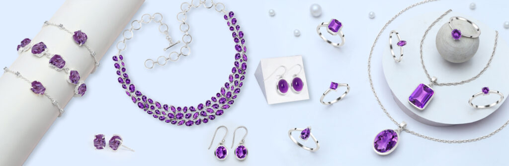 Amethyst jewelry For Stress Alleviation And internal Peace