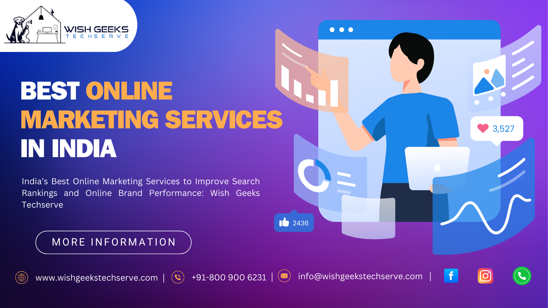 India’s Best Online Marketing Services to Improve Search Rankings and Online Brand Performance: Wish Geeks Techserve