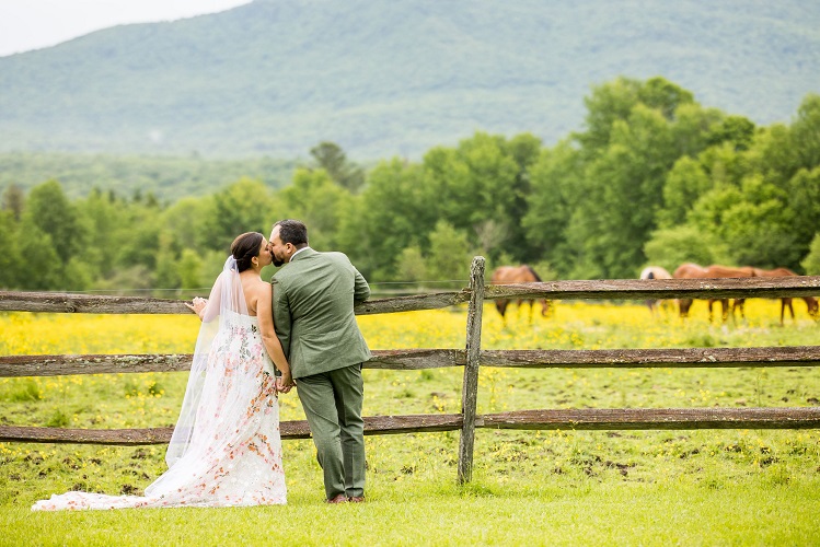 Capturing Emotions of Sunset Vermont Wedding Photography 