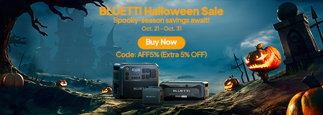 BLUETTI US Halloween Sale – UP TO 50% OFF | Bluetti Global Coupon Codes & Promotions