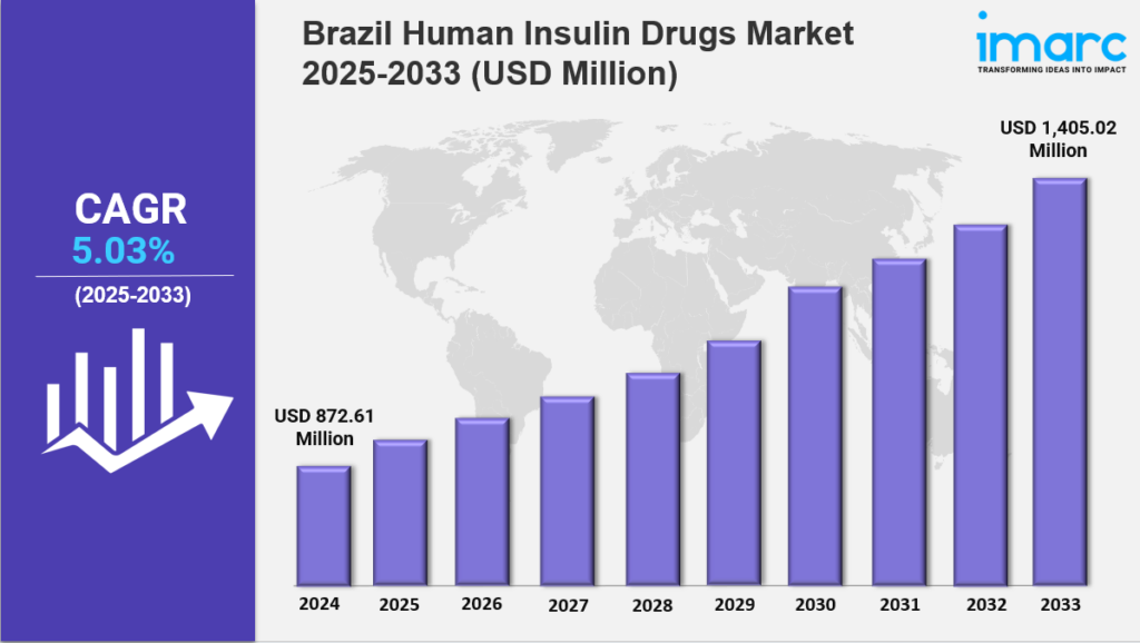 Brazil Human Insulin Drugs Market Size, Share & Report 2025-2033