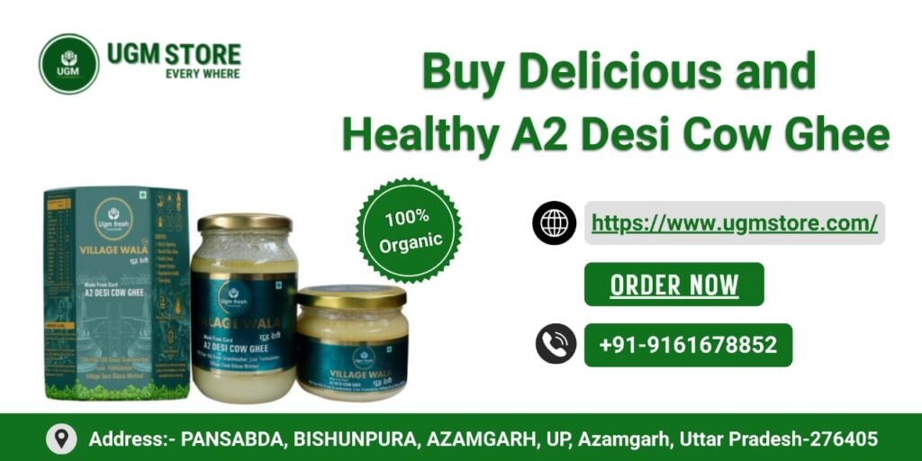 Superior Taste for Culinary Organic A2 Desi Cow Ghee