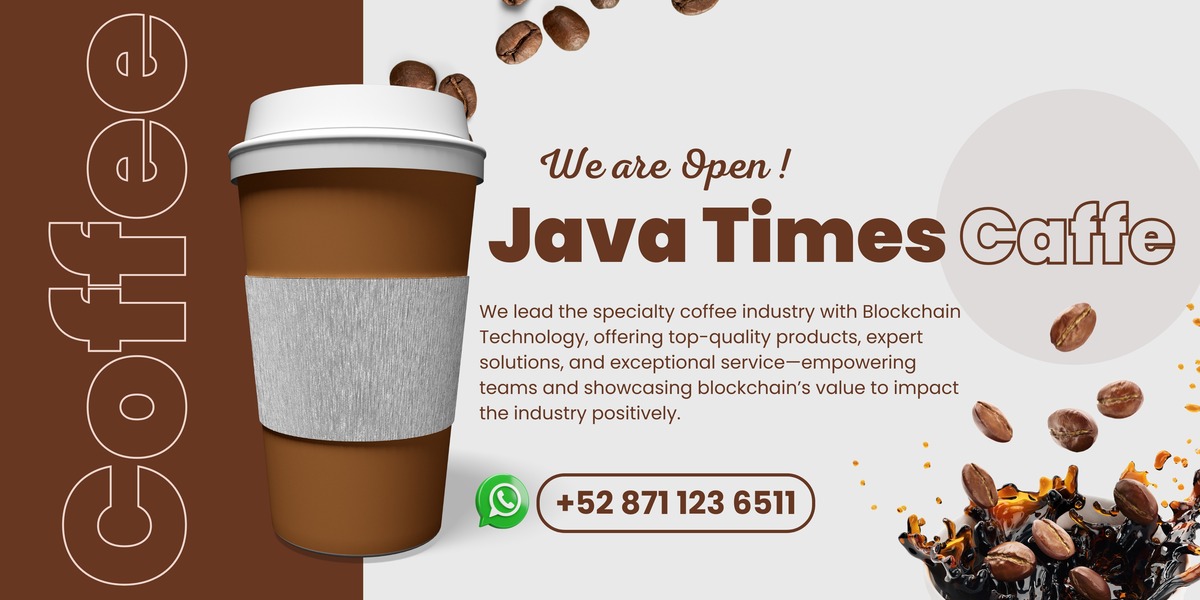 Ejemplo de Proyecto de Inversión de una Cafetería: Java Times Caffe Revoluciona la Industria con Blockchain