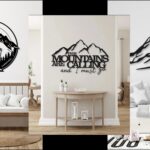 If You Love the Hills, You’ll Love This Mountain-Inspired Metal Wall Art for Your Home