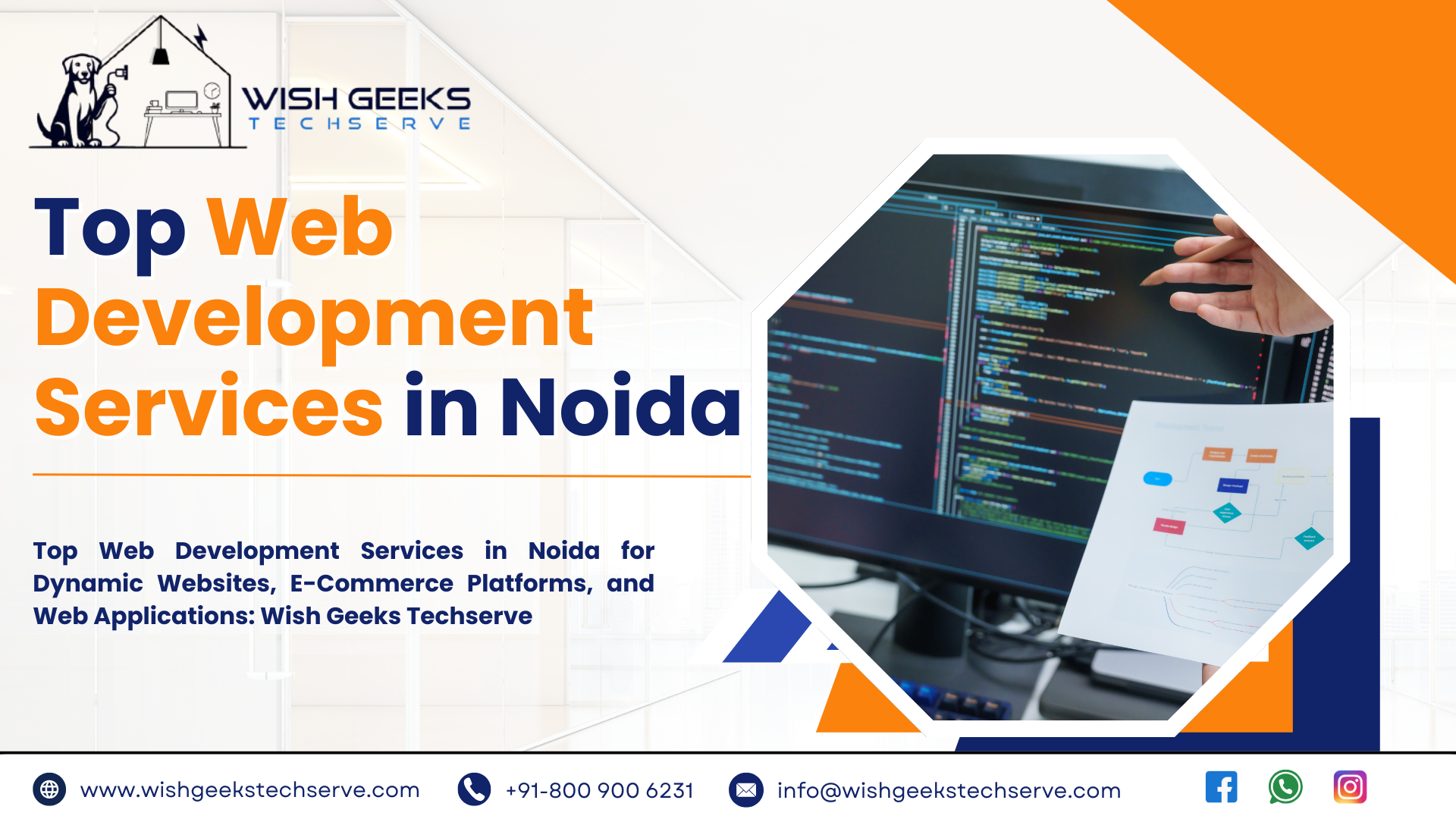 Best Web Development Services in Noida for Innovative Website Design, SEO, and Technical Performance: Wish Geeks Techserve