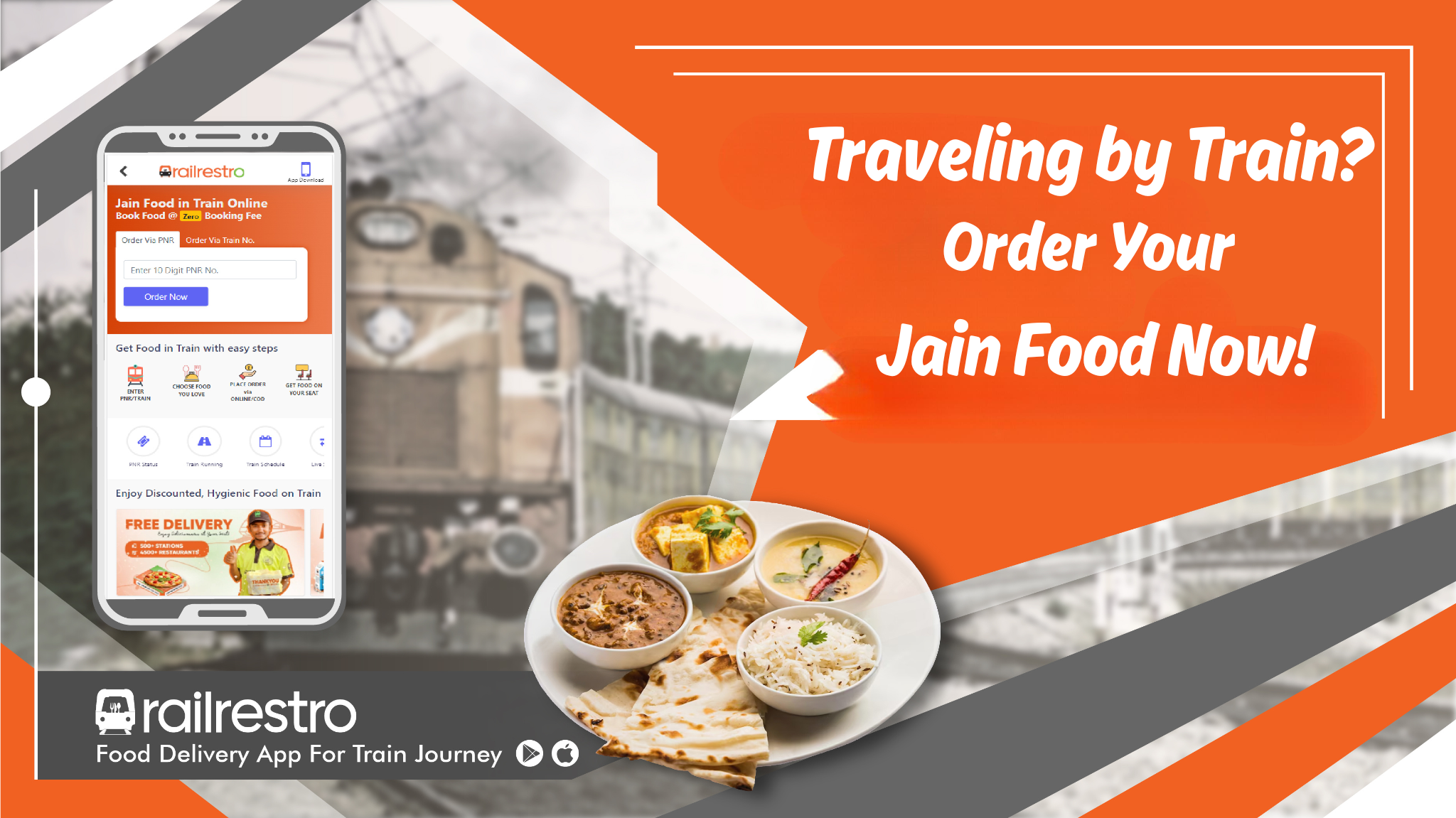 Traveling by Train? Order Your Jain Food Now!
