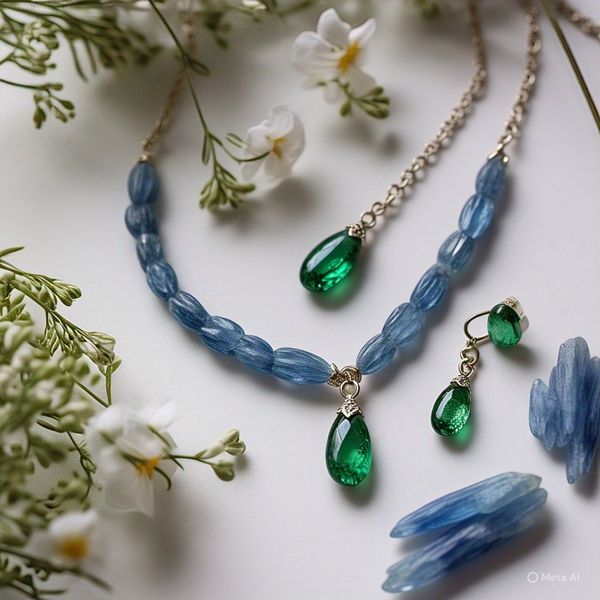 Terrific and Creative Kyanite- Green Jewelry Craftsmanship